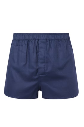 Navy Lombard 6 Boxer Shorts